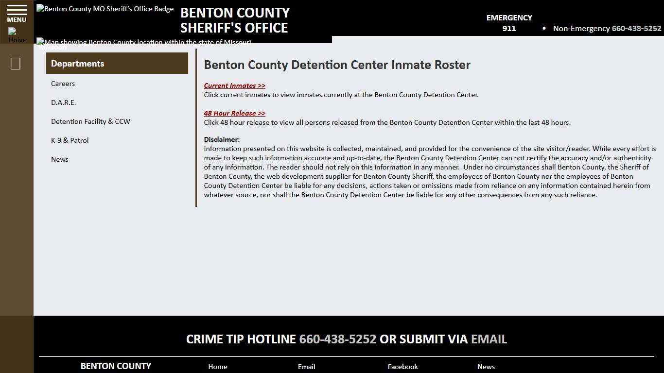 Roster Choose - Benton County MO Sheriff’s Office